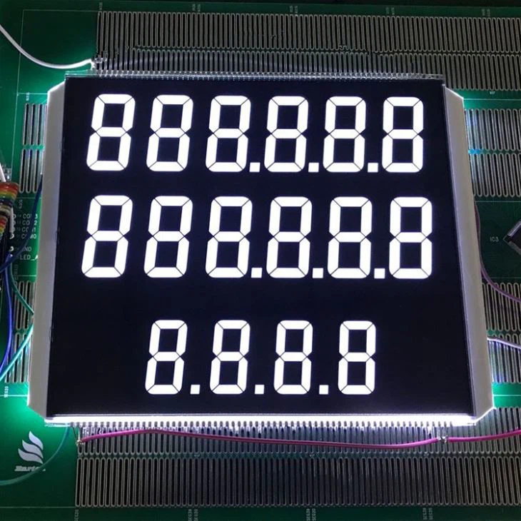 Segment LCD Flexible VA Negative LCD Display